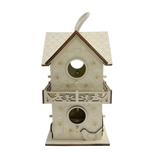8" Tropical DIY 2-Story Plywood Birdhouse by Make Market®